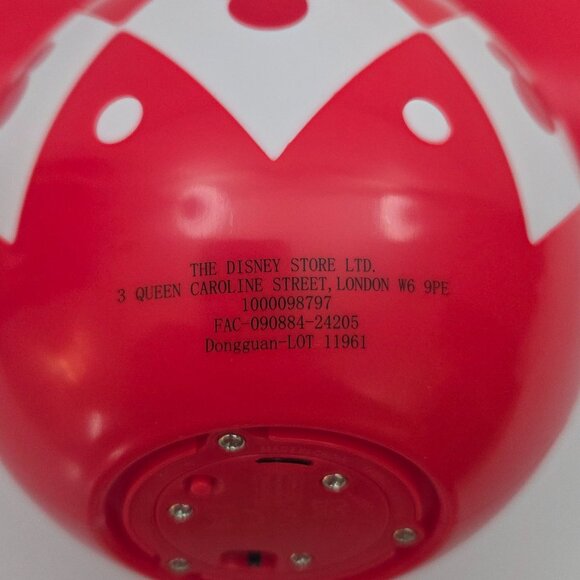 NWOT Disney Mickey Mouse Light-Up Ornament/Decoration, Red/White, On/Off Switch - Picture 5 of 7